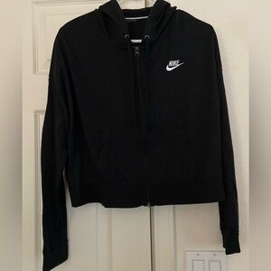 Black Nike cropped jacket